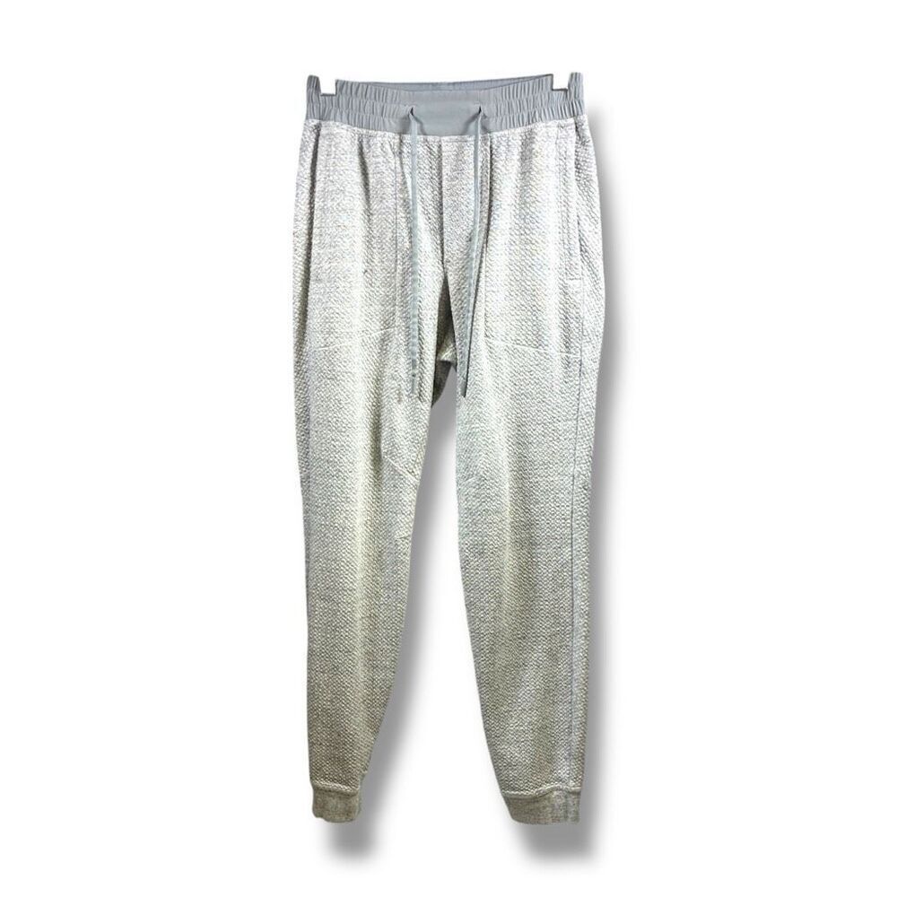 Lululemon Men’s at Ease Joggers in Heathered Melody Light Gray Size XS